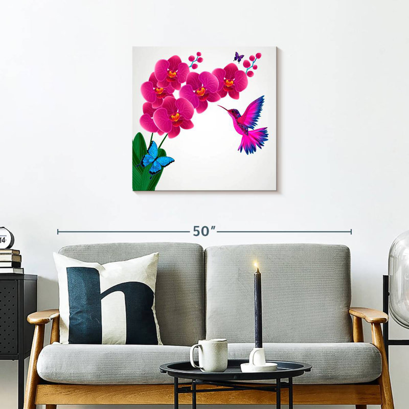 Orchidées Harnek, H 24 po x l 24 po