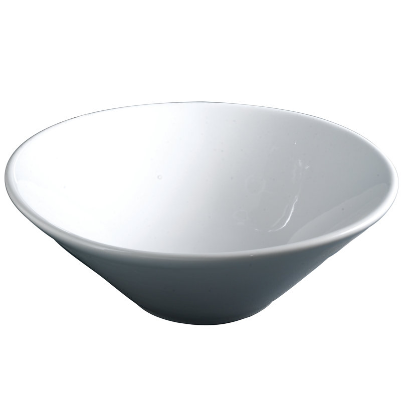Lavabo de salle de bain vasque circulaire en porcelaine vitrifiée Daisy