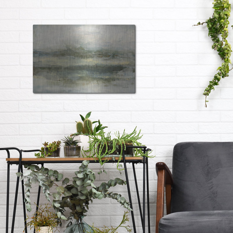 Art mural en métal «Ames» par Haley Knighten, H 12 po x l 16 po