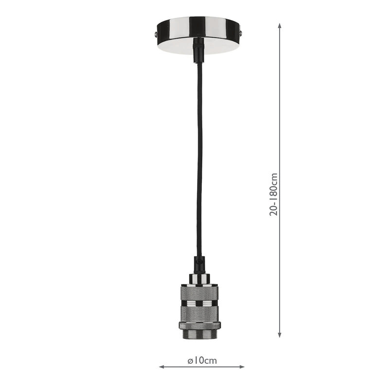 Schram 1 - Light Lantern Pendant, Gun Metal