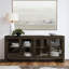Troy 72" Reclaimed Oak Wood Buffet Sideboard In Brown
