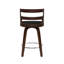 Deshunda Swivel Upholstered Counter Stool with Solid + Manufactured Wood Frame (Set of 2)-2001573787
