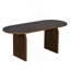 Ensemble de table de salle à manger 6 pièces avec banc, ensemble de chaises de table ovales pour 6 personnes, ensemble de salle à manger de style moderne-1779853041