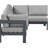 Quintarius 90'' Wide Aluminum Patio Sectional with Cushions-61209645-61189548