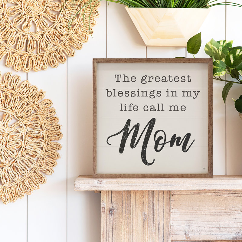 Call Me Mom - blanc, L 16 po x H 16 po