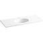 CeramicImpressions 49 In. Rectangular Vanity-Top Bathroom Sink with 8 In. Centerset Faucet Holes-794331184-794331198