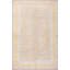 Washed Out Light Yellow Color Antique Herati Pattern Cotton Agra Rug