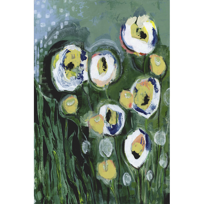Modern White Floral III by Tara Daavettila - Wrapped Canvas Print, 122cm H x 81cm W x 3.8cm D