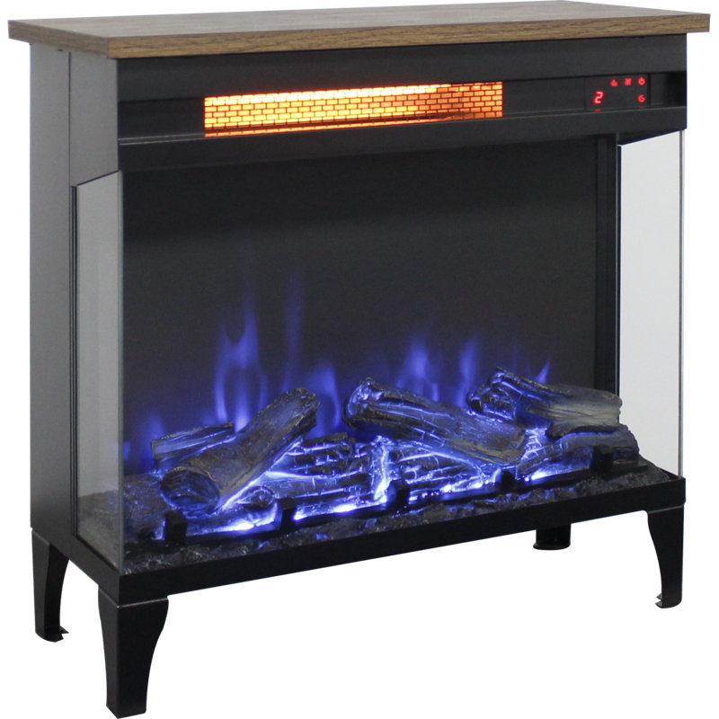 Ebern Designs 23.9 " W Electric Fireplace
