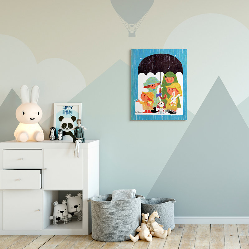 Dessin de Raycliff Rainy Day, H 30 po x l 24 po, Toile tendue