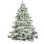 Flocked Alaskan White Pine Artificial Christmas Tree