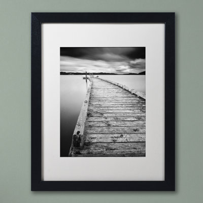 Framed Wall Art - Ric Stultz ‘Headphone Generation’ Wall Decor with Matted Frame - Living Room, Kitchen, and Bathroom Art - 16x20