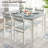 Mekaal 4 - Person Four Leg Dining Set-322980403-322980402