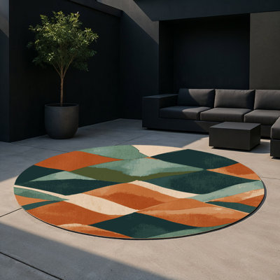 Tapis intérieur et extérieur Cerulean Shadows