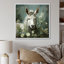 Farmhouse Donkeys Flower Charm II - âne, art mural