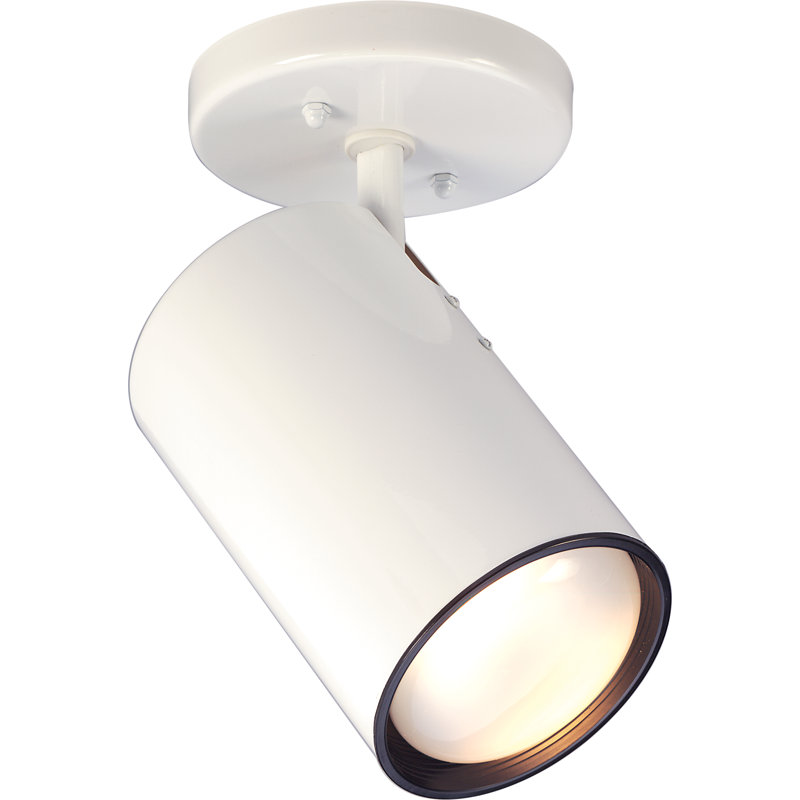 Plafonnier encastré cylindrique simple 1 lumière