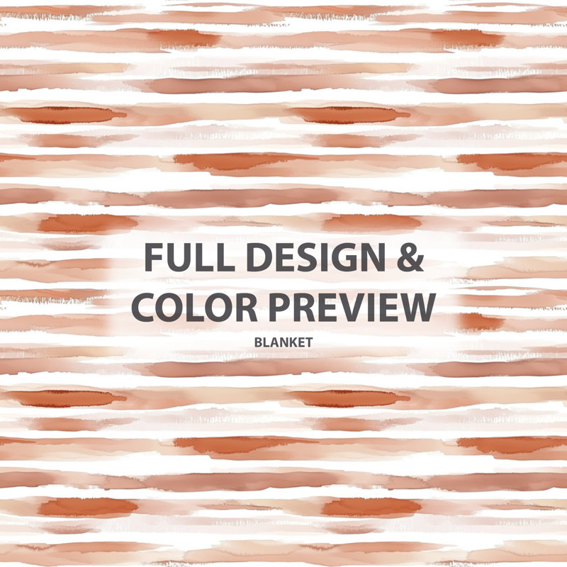 Couverture bohème Boho Earthy Striped