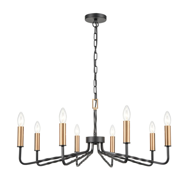 Chrispen 8 - Light Antique Bronze Kitchen Island Pendant