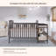 Lit de bébé convertible 4-en-1 Peckham-999143579
