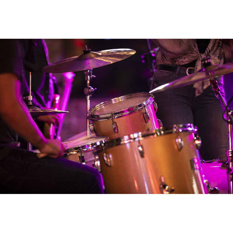 Rock Band Concert by Pgiam - No Frame Art Prints on Canvas, 61cm H x 91cm W