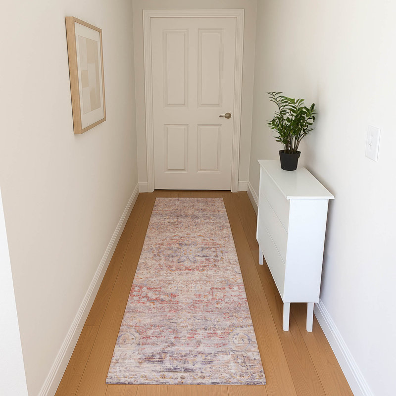 Premium Machine Washable Marasco AMF1636 Global Rug, Runner 2'3" x 7'6"
