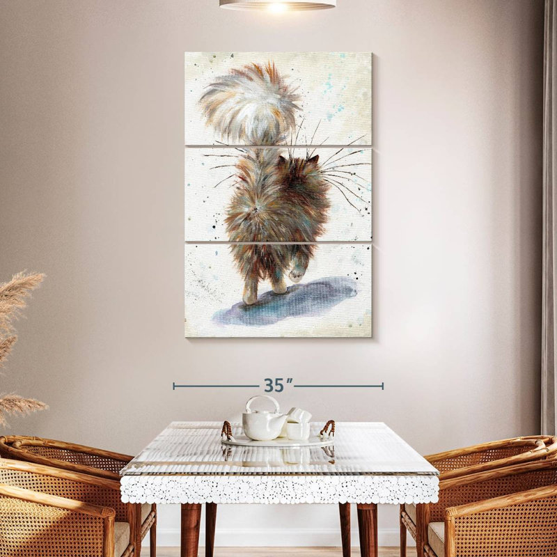 Brampt Fluffy Butt, 50" H x 32" W