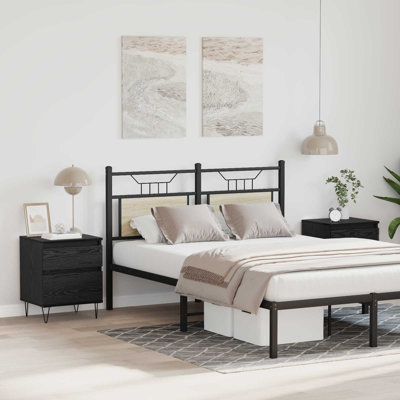 40cm W Manufactured Wood Bedside Table