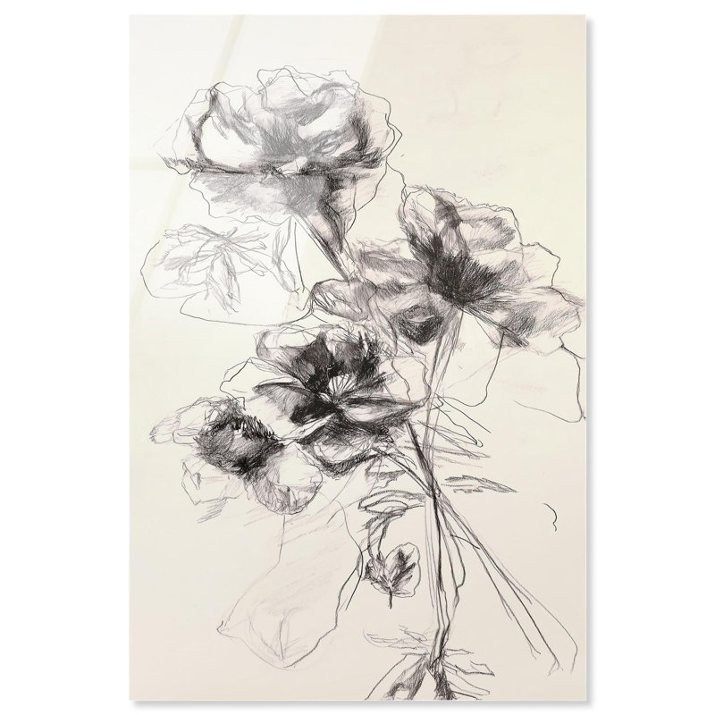 «Charcoal Serenity II Minimalist Art», reproduction d'art par Art Remedy, H 15 po x l 10 po