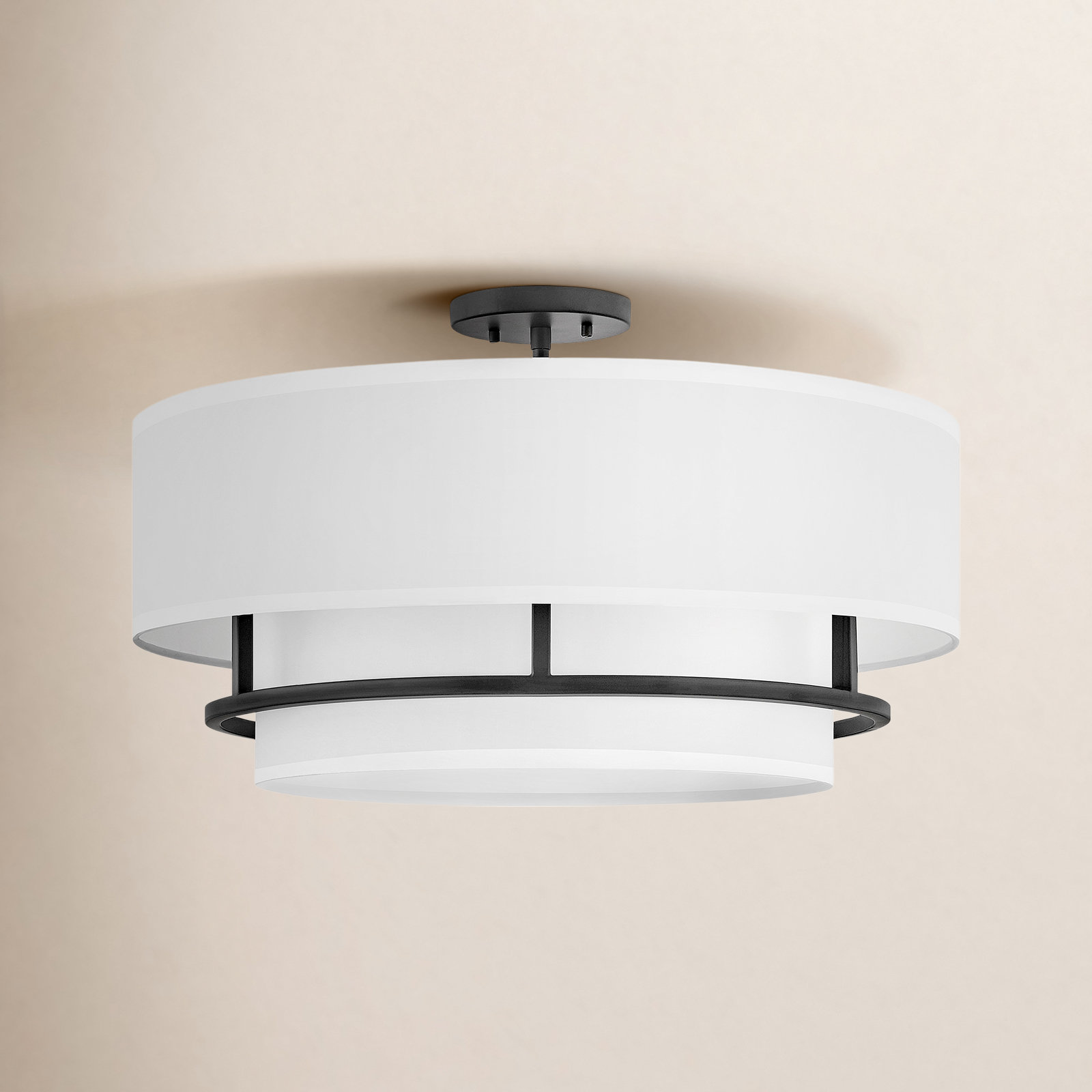 Graham 4-Light Semi Flush Mount, Black