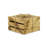 Farmstead Set of 3 Rustic Wood Storage Crates with Aged Brown Finish-305256270
