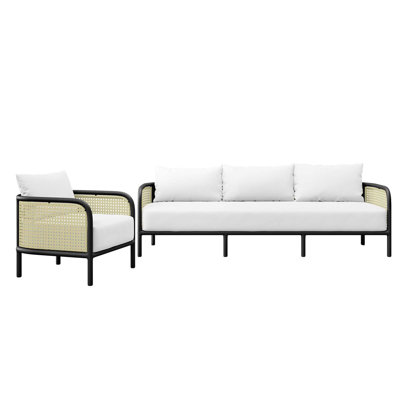 Modway Hanalei 2-Piece Outdoor Patio Furniture Set