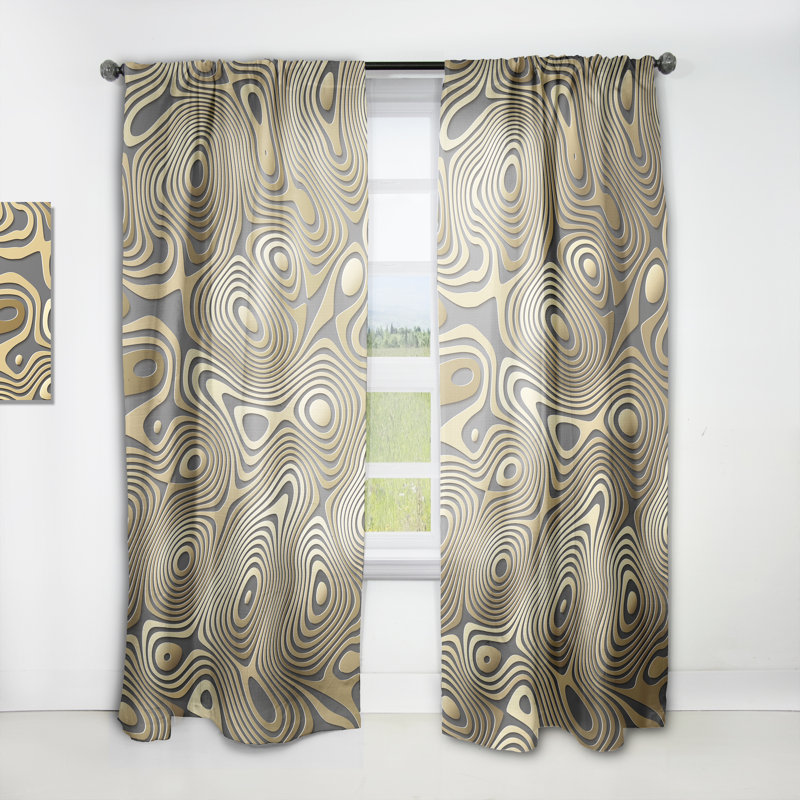 Velvet Room Darkening Single Curtain Panel, 26" W x 84" L