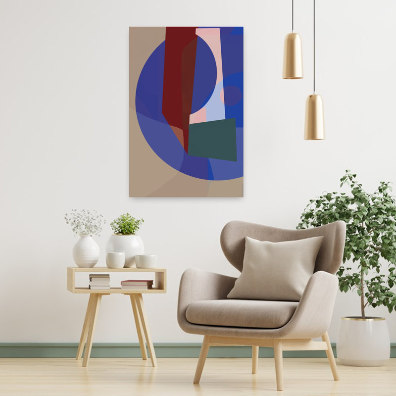 Art contemporain contemporain, H 36 po x l 24 po