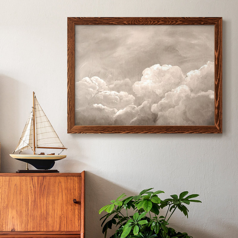 «Painted Clouds I», reproduction d'art sur toile, Érable, H 14 po x l 20 po