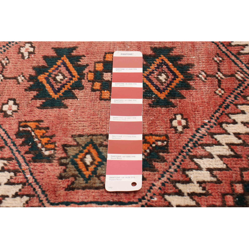 Tapis cuivre foncé anatolien Konya 3 pi 3 po x 10 pi 6 po