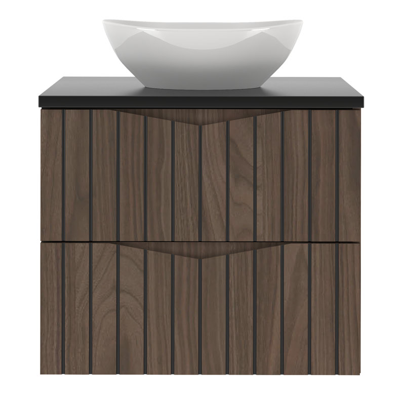 Amott Wall Mounted Required Bathroom Storage Furniture Set