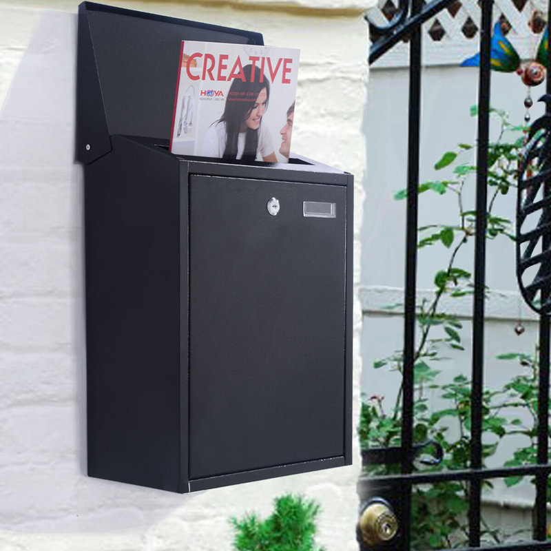 Steel Wall Mounted Post Box