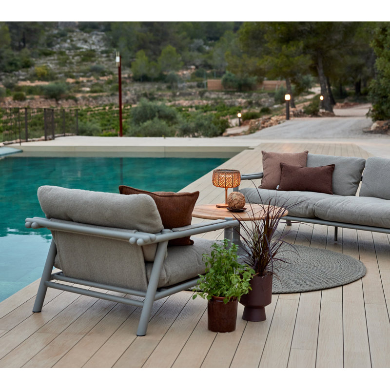 Sticks Lounge Chair, Taupe