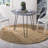 Concord Natural Fiber Hand Woven Jute/Cotton Striped Rug in Natural-1125530859