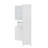 Imposing Bathroom Floor Storage Cabinet With Dual Doors Single Drawer And Customizable Shelf-984503233