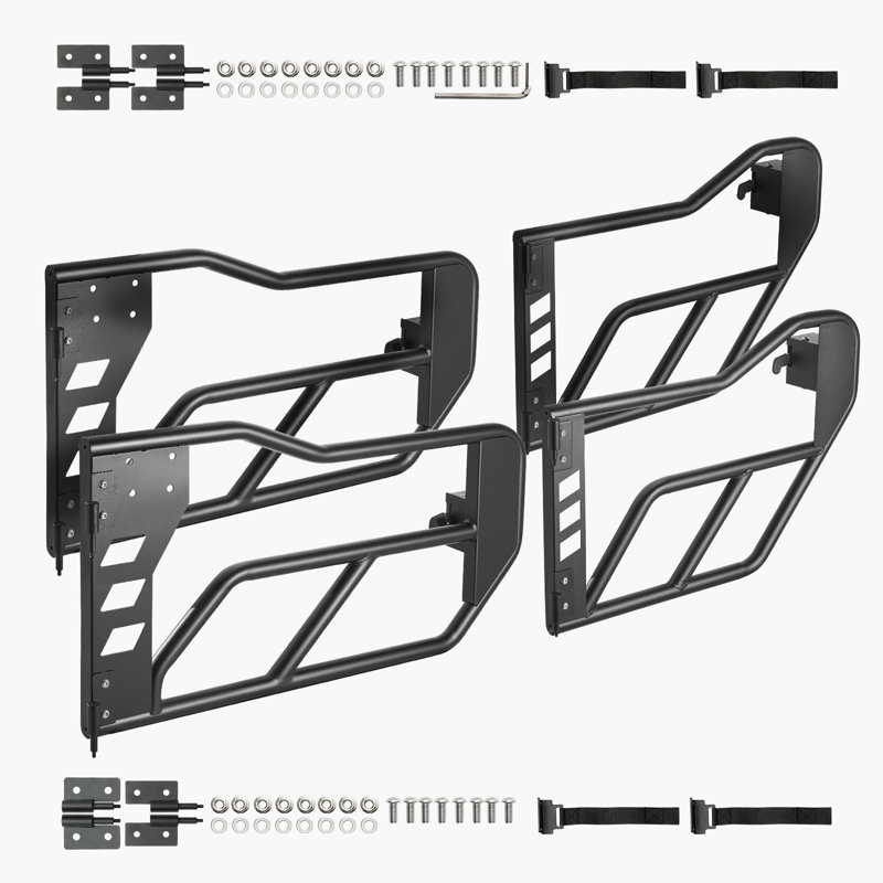 Porte tubulaire 4 portes à 4 portes pour Jeep Wrangler JK 2007-2018