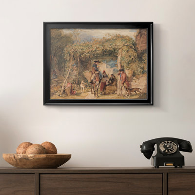 Mendicant Monks, Spain (or Mendicant Monks at Granada)-John Frederick Lewis-Framed Gallery Wrapped Canvas-c. 1832–1834