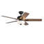 Ventilateur de plafond blanc 52 po + ampoule DEL Erikson-103256114-103256115