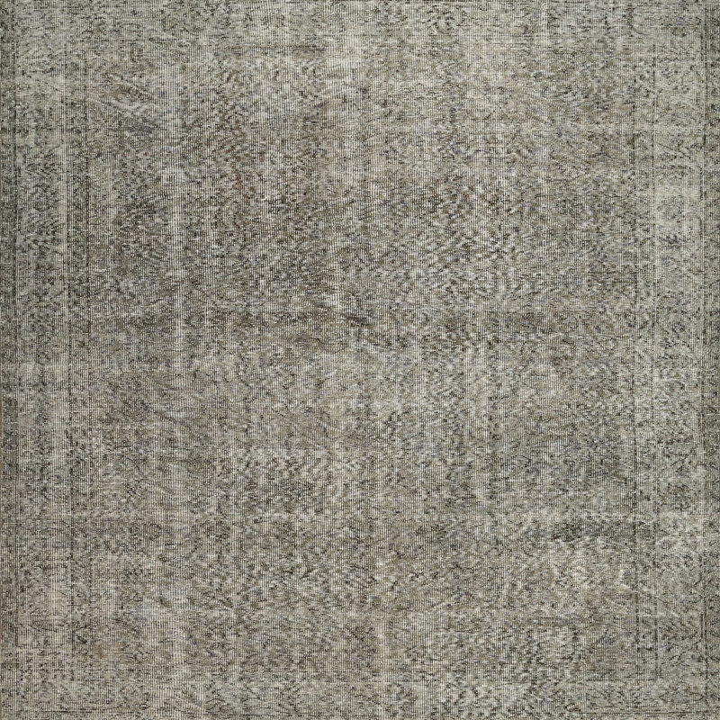 Tapis contemporain Olive, Carré 7 pi