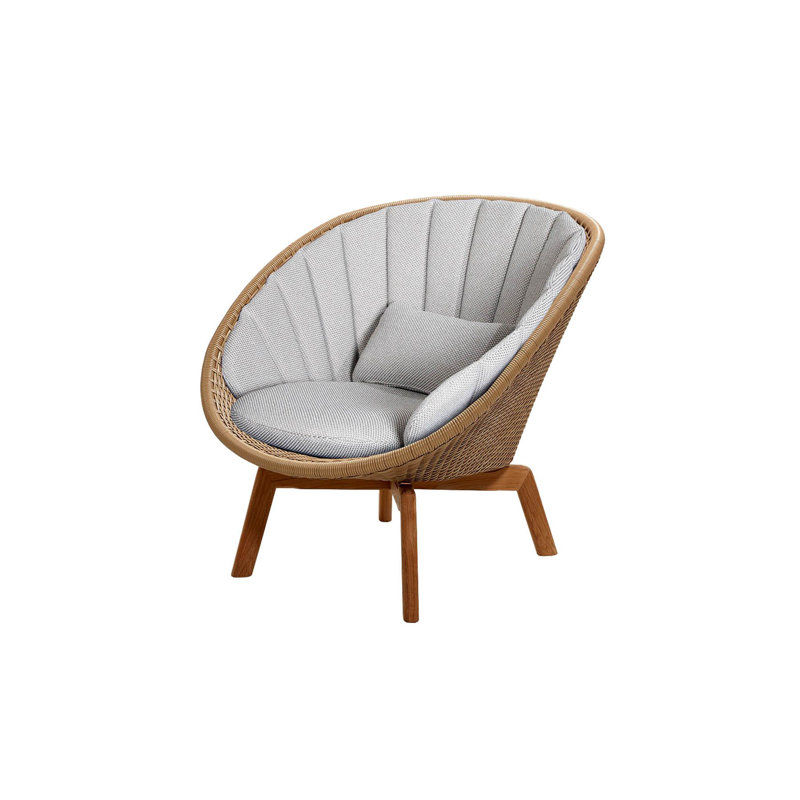 Outdoor Dining Armchair, Natural, Taupe