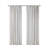 Poly Printed Curtain Panel Pair with Tufted Stripe, Light Filtering, 50x95"