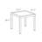 Quadis 4 - Person Patio Dining Set with Square Table-1826423181