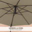 292cm Wall Mount Parasol-1103460383