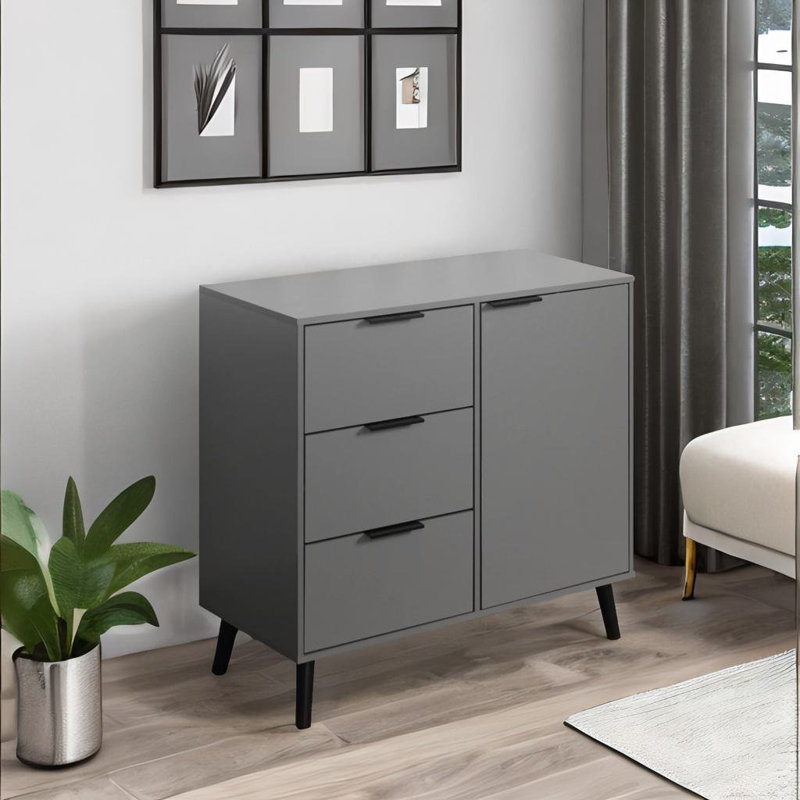 Armoire d'appoint Breidy, Gris