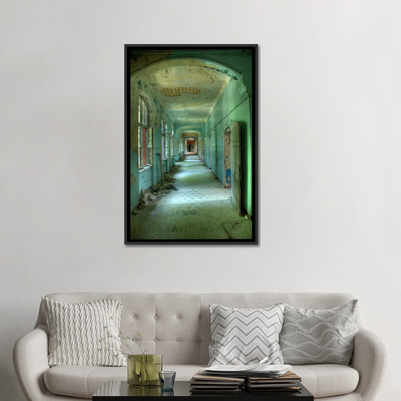 " Beelitz " by Ivo Sneeuw, 26" H x 18" W x 1.5" D, Black Framed Canvas, No Mat